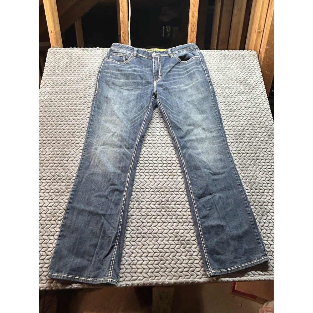 Rock & Roll Denim Cannon Jeans Mens 40x36 Loose Bootcut Western Cowboy